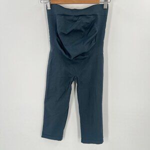 Blanqi S Blue Seamless‎ Supportive Maternity Capri